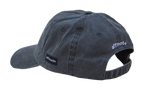 Cappello nero Offmode con logo ricamato e fibbia effetto ottone
