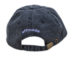 Cappello nero Offmode con logo ricamato e fibbia effetto ottone