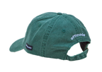 Cappello verde Offmode con logo ricamato e fibbia effetto ottone