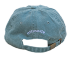 Cappello salvia Offmode con logo ricamato e fibbia effetto ottone