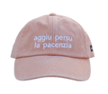 Cappello pesca Offmode con la frase salentina "aggiu persu la pacenzia" ricamata