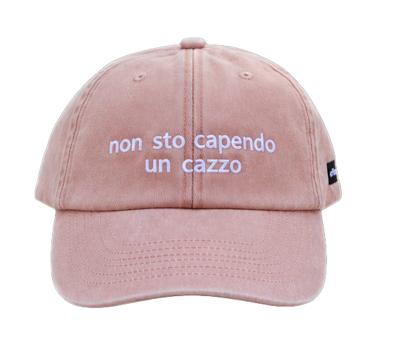 Cappello pesca Offmode con la frase "non sto capendo un cazzo" ricamata