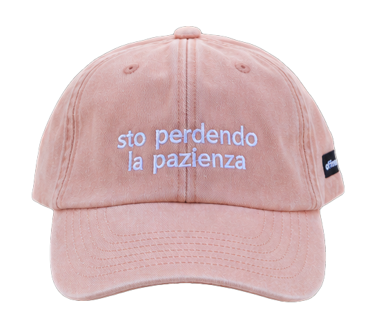 Cappello pesca Offmode con la frase "sto perdendo la pazienza" ricamata